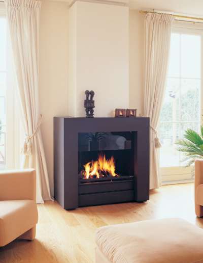 Offener Kamin, offene Kamine, Boley, modern, Einbaukamin, Gaskamine, Gaskamin