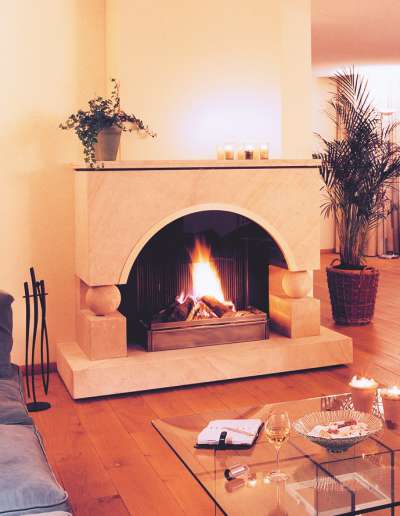 Offener Kamin, Boley, modern, Einbaukamin, 819, Gaskamine, Gaskamin